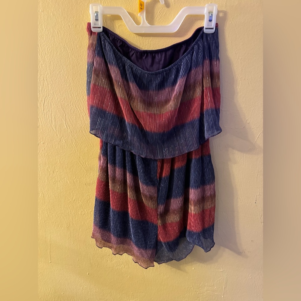 Wild Honey strapless romper